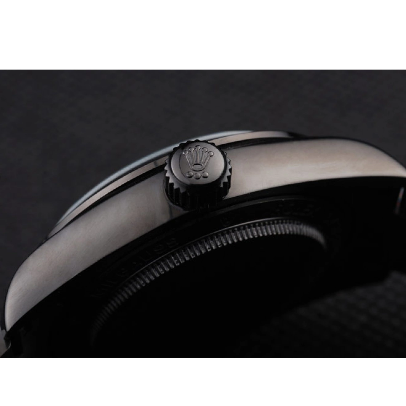 Best AAA Replica Sites Dial Pro-Hunter Saphire Tinted Rolex Milgauss Black Green 0601